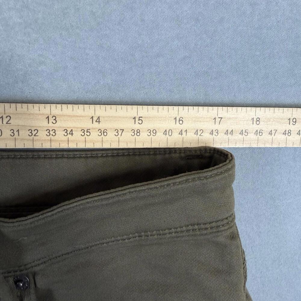 Du/er N2X Pants Mens 34x32 Green Relaxed Taper 5 Pocket Chino Stretch Duer - Picture 7 of 8